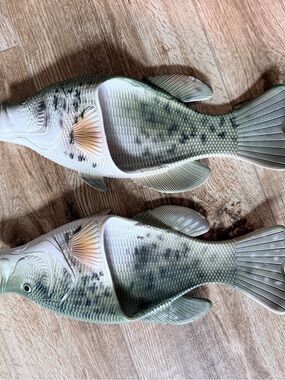 Rivers Edge Rubber Novelty Crappie Fish Sandals for Men